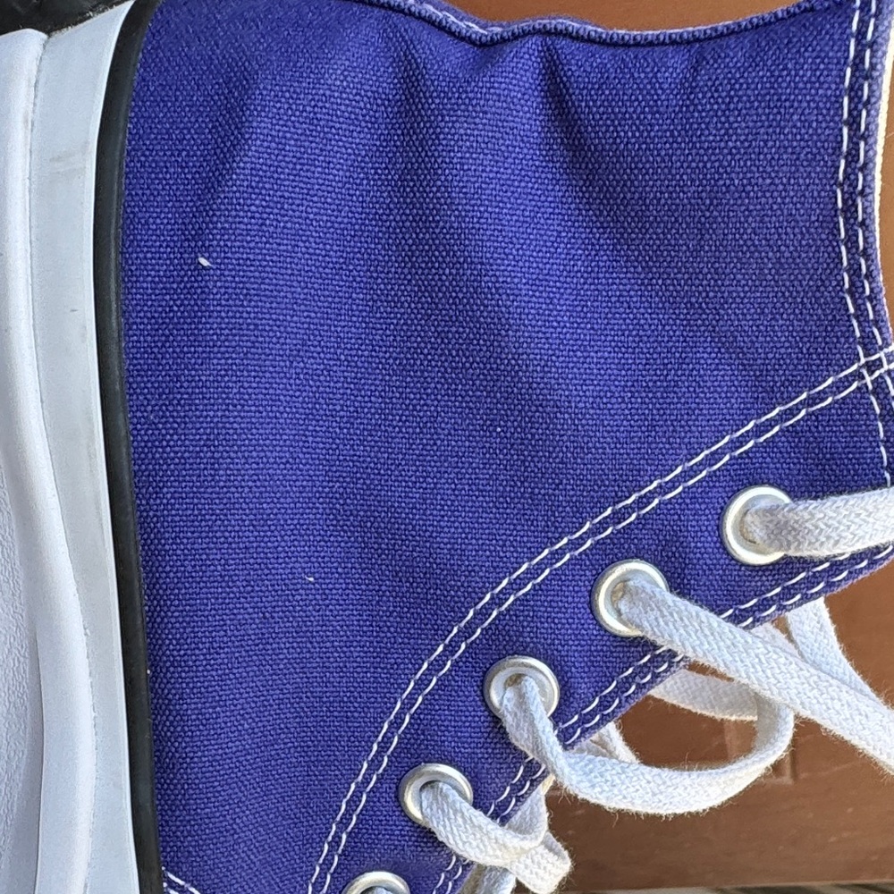 Converse women o men size 5 Royal Blue High-Top Sneakers - Picture 7 of 8